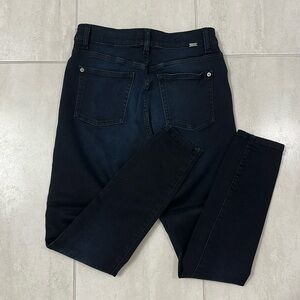 Like-New DL dark wash high waisted skinny jeans